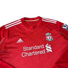 ÁO BÓNG ĐÁ LIVERPOOL 2010/12 SÂN NHÀ CHÍNH HÃNG FAN TAY DÀI + PATCH EPL & BELLAMY #39 - P96693