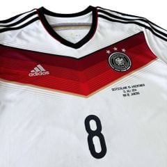 ÁO BÓNG ĐÁ ĐỨC 2014 SÂN NHÀ CHÍNH HÃNG - PATCH FIFA WORLD CUP 2014 + FINAL DETAIL - ÖZIL #8 - G87445
