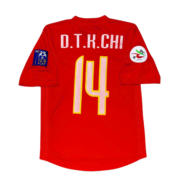ÁO BÓNG ĐÁ NỮ VIỆT NAM 2010 CHÍNH HÃNG PLAYER - PATCH WOMEN'S ASIAN CUP 2010 + D.T.K.CHI #14