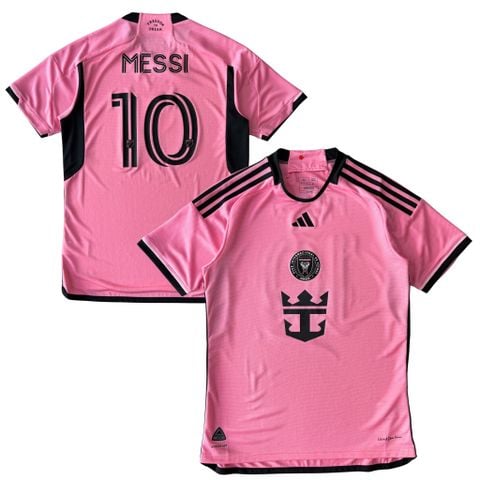 ÁO BÓNG ĐÁ INTER MIAMI 2024/25 SÂN NHÀ CHÍNH HÃNG PLAYER + MESSI #10 - JE9742