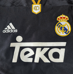 ÁO BÓNG ĐÁ REAL MADRID 1999/01 CHÍNH HÃNG SÂN KHÁCH NAMESET MAKELELE 24 - 627114