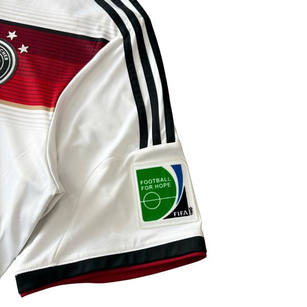 ÁO BÓNG ĐÁ ĐỨC 2014 SÂN NHÀ CHÍNH HÃNG - PATCH FIFA WORLD CUP 2014 + FINAL DETAIL - ÖZIL #8 - G87445