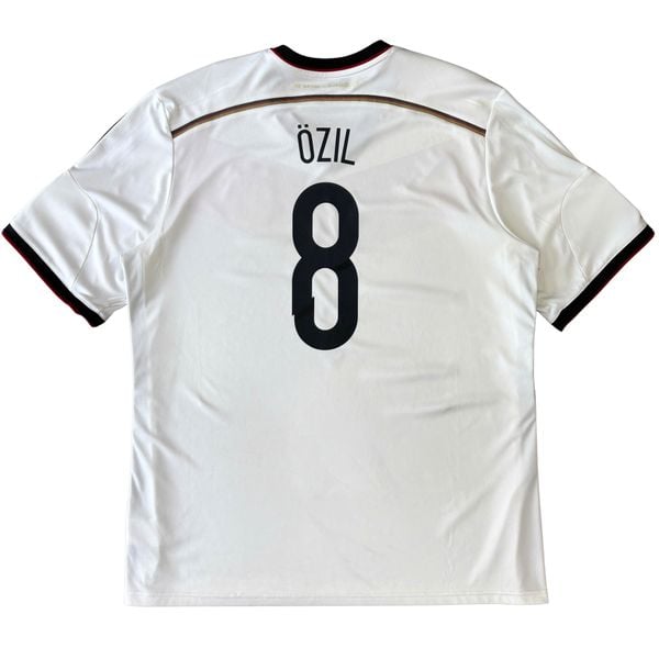 ÁO BÓNG ĐÁ ĐỨC 2014 SÂN NHÀ CHÍNH HÃNG - PATCH FIFA WORLD CUP 2014 + FINAL DETAIL - ÖZIL #8 - G87445