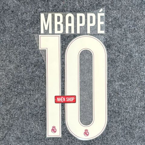 NAMESET MBAPPÉ 10 AUTHENTIC REAL MADRID SÂN KHÁCH THỨ BA 2026/27 CUP