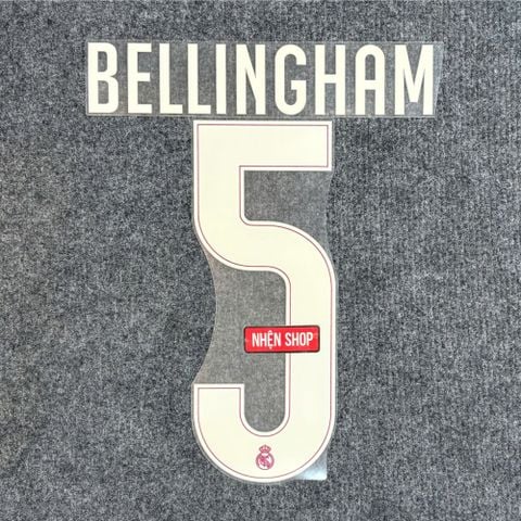 NAMESET BELLINGHAM 5 AUTHENTIC REAL MADRID SÂN KHÁCH THỨ BA 2026/27 CUP