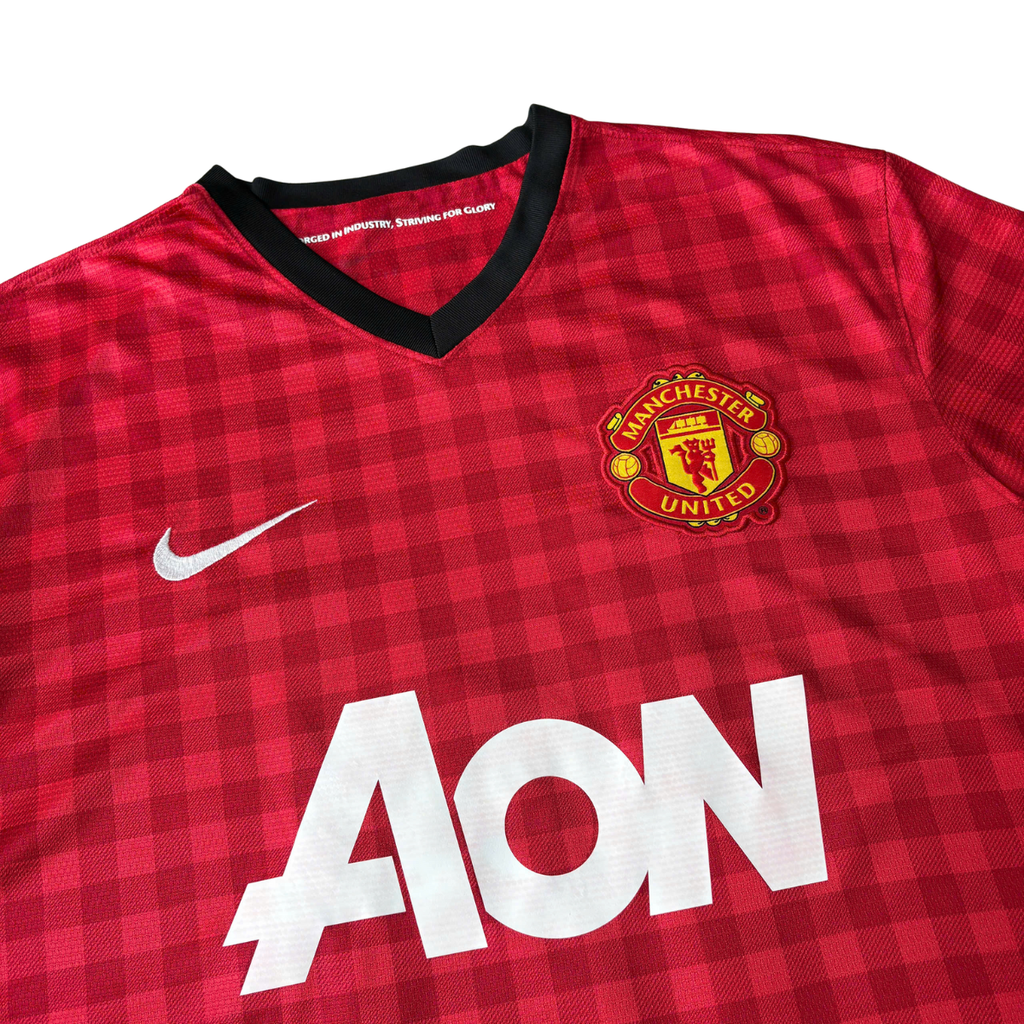 ÁO BÓNG ĐÁ MANCHESTER UNITED 2012/13 SÂN NHÀ CHÍNH HÃNG + PATCH NGOẠI HẠNG ANH - CHICHARITO #14 -- 479278-623