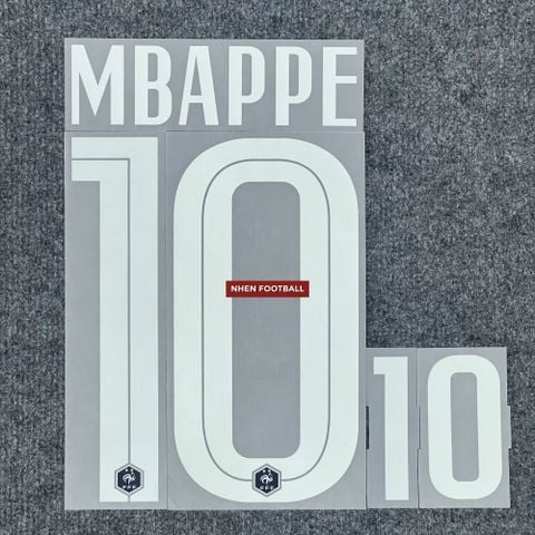NAMESET MBAPPE 10 AUTHENTIC PHÁP SÂN NHÀ 2021 - EURO 2020