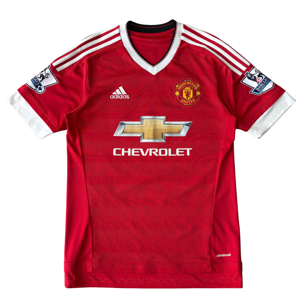 ÁO BÓNG ĐÁ MANCHESTER UNITED 2015/16 SÂN NHÀ CHÍNH HÃNG FAN + PATCH NGOẠI HẠNG ANH & RASHFORD #39