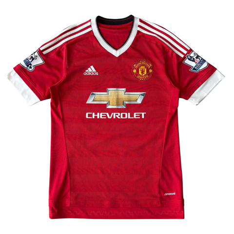 ÁO BÓNG ĐÁ MANCHESTER UNITED 2015/16 SÂN NHÀ CHÍNH HÃNG FAN + PATCH NGOẠI HẠNG ANH & RASHFORD #39