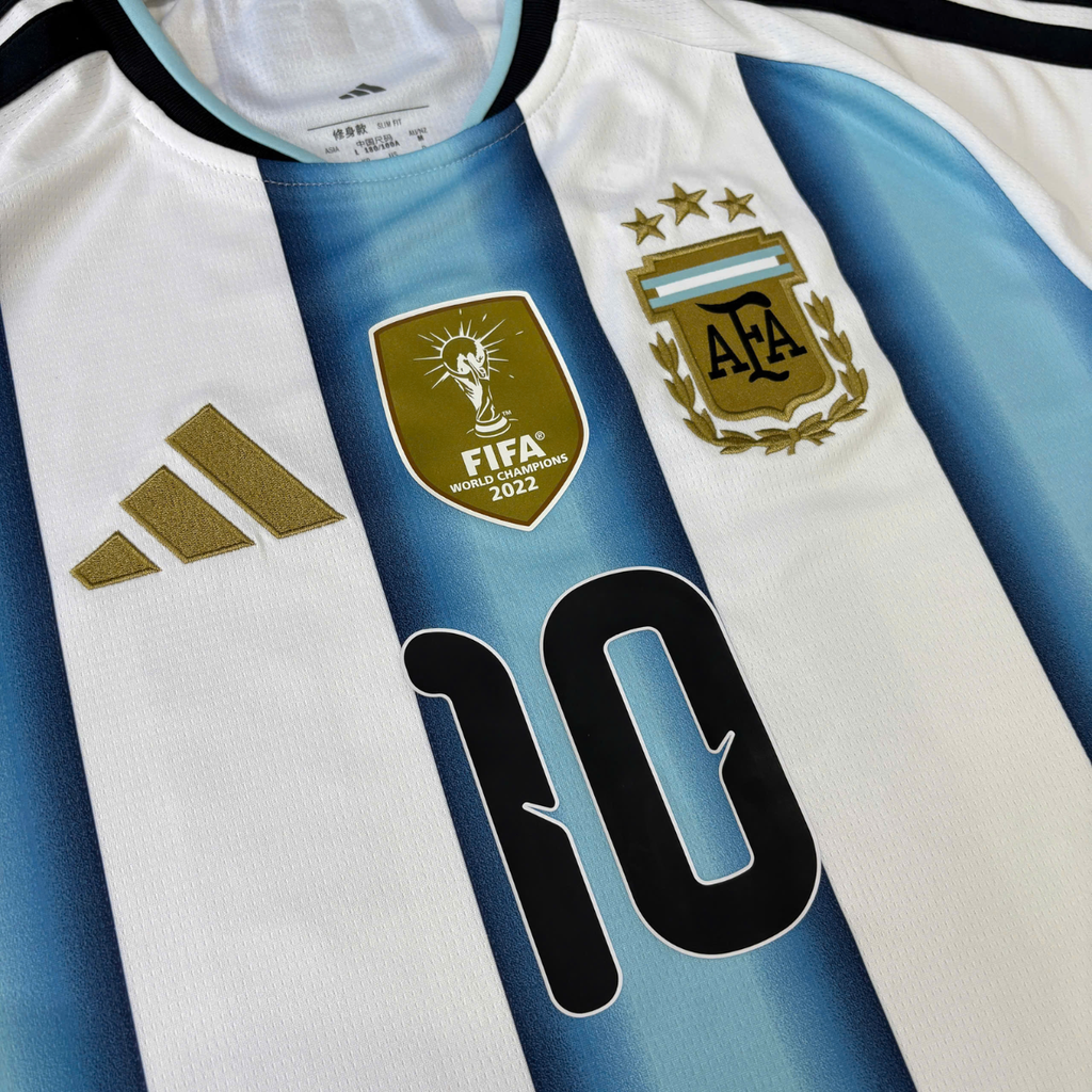 ÁO BÓNG ĐÁ ARGENTINA WC2026 SÂN NHÀ CHÍNH HÃNG FAN MESSI #10 KA8117