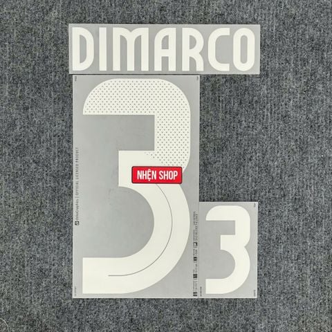 NAMESET DIMARCO 3 AUTHENTIC Ý SÂN NHÀ 2024 EURO & NATIONS LEAGUE