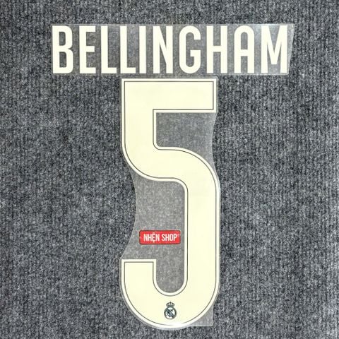 NAMESET BELLINGHAM 5 AUTHENTIC REAL MADRID SÂN KHÁCH 2026/27 UCL