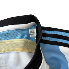ÁO BÓNG ĐÁ ARGENTINA 2014 SÂN CHÍNH HÃNG FAN - PATCH WORLD CUP 2014+MATCH DETAIL - MESSI #10 -- G74569
