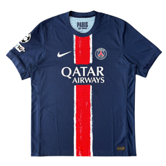 ÁO BÓNG ĐÁ PSG 2025/26 SÂN NHÀ CHÍNH HÃNG PLAYER O.DEMBÉLÉ #10 PHÔNG + PATCH C1 FN8774-411 - KHÔNG TAG - 10/10