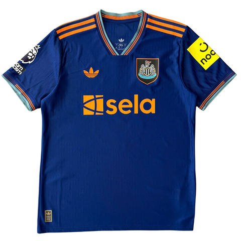 ÁO BÓNG ĐÁ NEWCASTLE UNITED 2025/26 THỨ BA CHÍNH HÃNG PLAYER TONALI 8 KHÔNG TAG JI7388