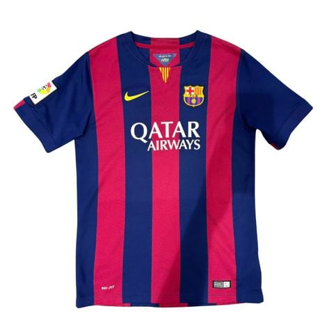 ÁO BÓNG ĐÁ BARCELONA 2014/15 CHÍNH HÃNG SÂN NHÀ FAN 610594-422