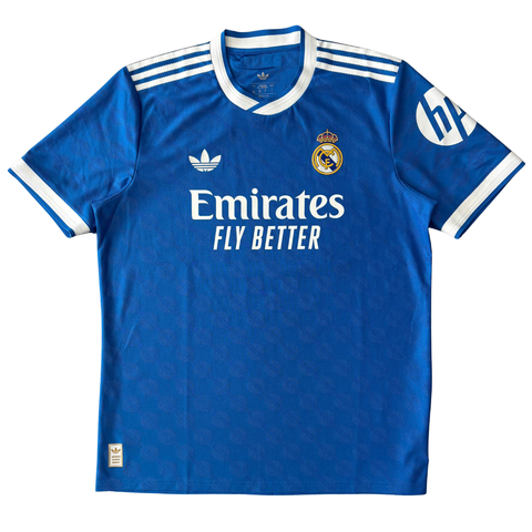 ÁO BÓNG ĐÁ REAL MADRID 2025/26 THỨ BA CHÍNH HÃNG PLAYER JV5839 - KHÔNG TAG - 10/10