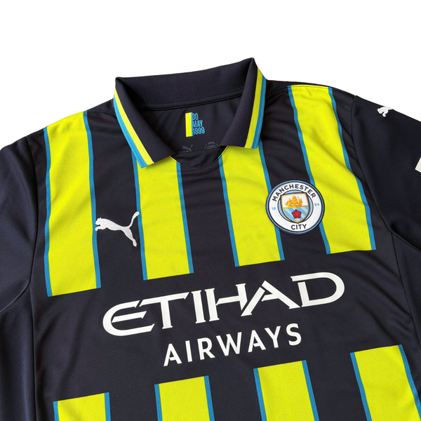ÁO BÓNG ĐÁ MANCHESTER CITY 2024/25 SÂN KHÁCH CHÍNH HÃNG FAN - DE BRUYNE #17 -- 775086-02