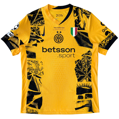 ÁO BÓNG ĐÁ INTER MILAN 2024/25 THỨ BA CHÍNH HÃNG PLAYER DETAILS CHUNG KẾT C1 + PATCH FZ6278-741 - KHÔNG TAG - 10/10