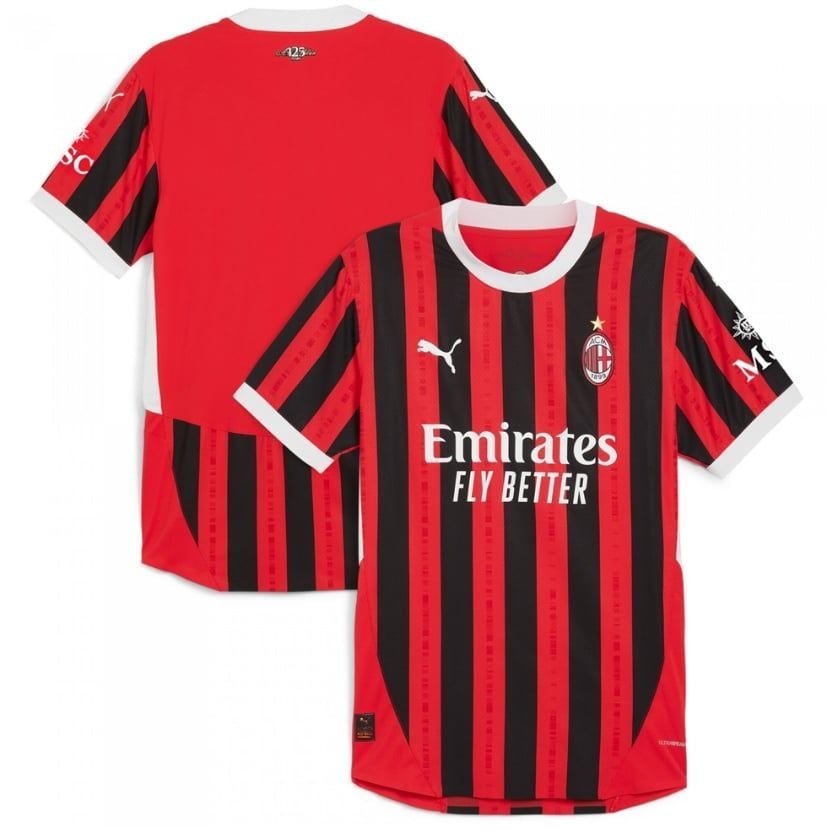 ÁO ĐẤU AC MILAN 2024/25 CHÍNH HÃNG SÂN NHÀ BẢN PLAYER - 774949_01 - ( SIZE M )