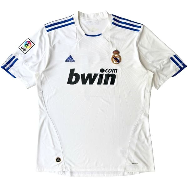 ÁO BÓNG ĐÁ REAL MADRID 2010/11 SÂN NHÀ CHÍNH HÃNG - PATCH LALIGA + RONALDO #7 - P96163