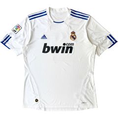 ÁO BÓNG ĐÁ REAL MADRID 2010/11 SÂN NHÀ CHÍNH HÃNG - PATCH LALIGA + RONALDO #7 - P96163