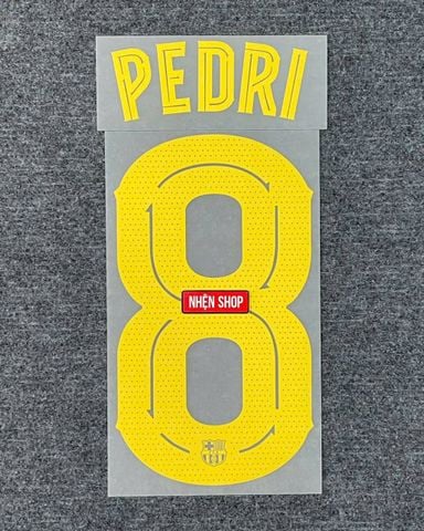 NAMESET PEDRI 8 AUTHENTIC BARCELONA SÂN NHÀ 2025/26  CUP
