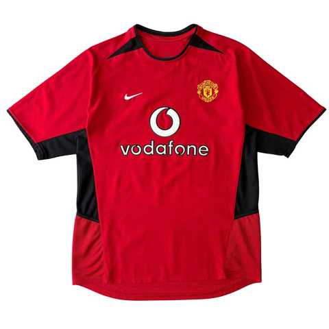 ÁO BÓNG ĐÁ MANCHESTER UNITED 2002/03 SÂN NHÀ CHÍNH HÃNG - KLEBERSON #15 + CHỮ KÍ - 01857424