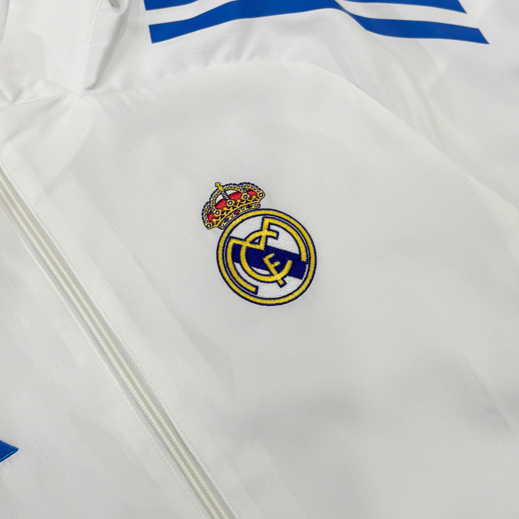 ÁO KHOÁC REAL MADRID 2025/26 SÂN NHÀ CHÍNH HÃNG TRẮNG JP4029