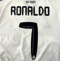 ÁO BÓNG ĐÁ REAL MADRID 2010/11 CHÍNH HÃNG SÂN NHÀ BẢN FAN NAMESET RONALDO 7 - P96163 - 8/10