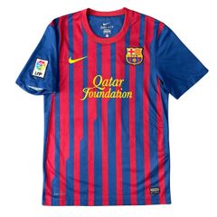 ÁO BÓNG ĐÁ BARCELONA 2011/12 SÂN NHÀ  NAMESET XAVI-6 CHÍNH HÃNG FAN - 419877-486 (KHÔNG TAG)