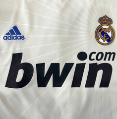 ÁO BÓNG ĐÁ REAL MADRID 2010/11 CHÍNH HÃNG SÂN NHÀ BẢN FAN NAMESET RONALDO 7 - P96163 - 8/10