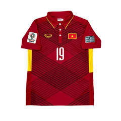 ÁO BÓNG ĐÁ VIỆT NAM	2017 SÂN NHÀ + PATCH VÒNG LOẠI ASIAN CUP 2019 #19 CHÍNH HÃNG