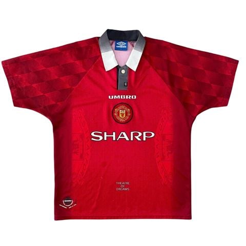 ÁO BÓNG ĐÁ MANCHESTER UNITED SÂN NHÀ 1994-1996 CHÍNH HÃNG (8/10)