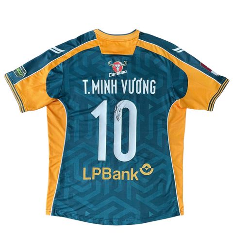 ÁO BÓNG ĐÁ HAGL SÂN KHÁCH 2023/24 CHÍNH HÃNG NAMESET + CHỮ KÍ MINH VƯƠNG - 10