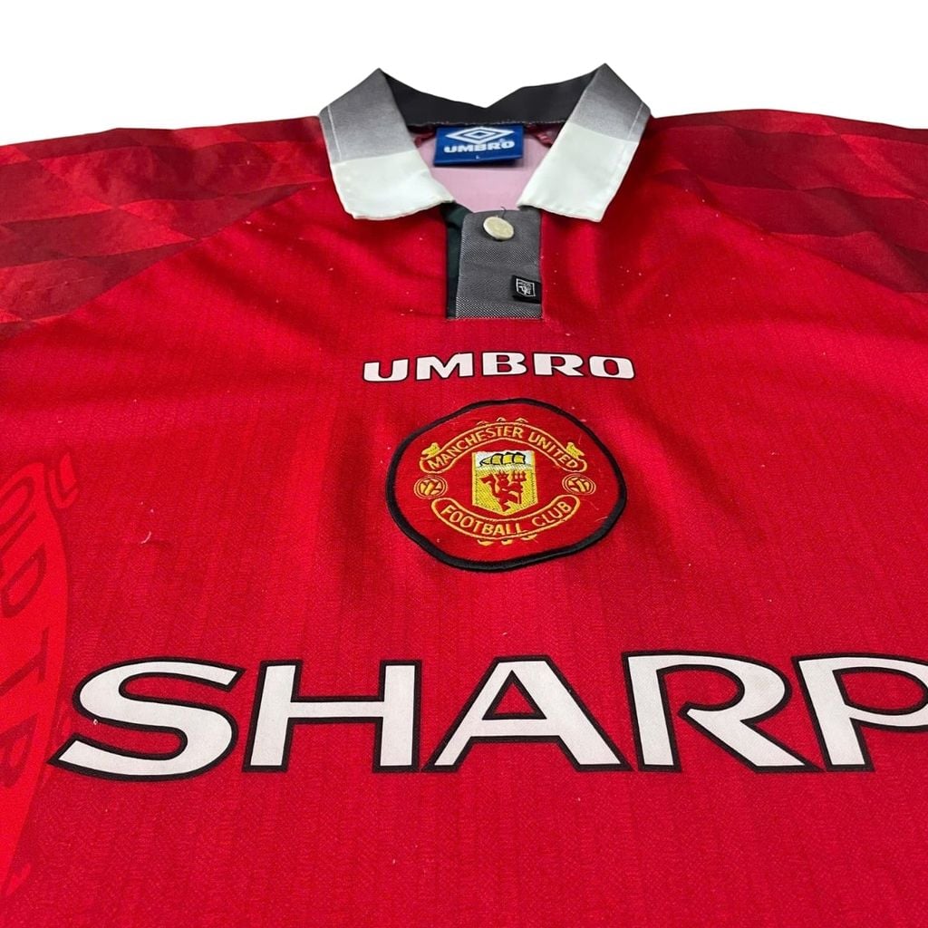 ÁO BÓNG ĐÁ MANCHESTER UNITED SÂN NHÀ 1994-1996 CHÍNH HÃNG (8/10)