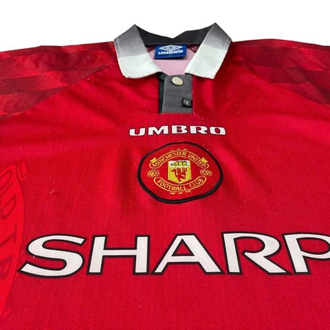 ÁO BÓNG ĐÁ MANCHESTER UNITED SÂN NHÀ 1994-1996 CHÍNH HÃNG (8/10)