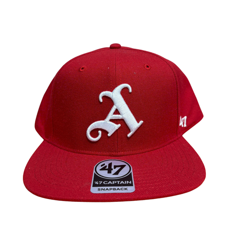 NÓN ARSENAL 47 BURGUNDY SNAPBACK A ĐỎ CHÍNH HÃNG - AAF3868325