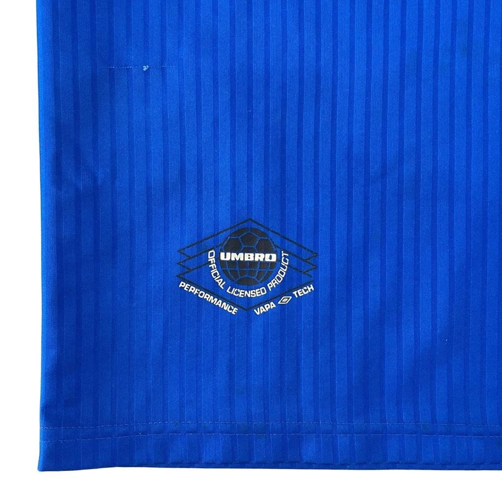 ÁO BÓNG ĐÁ MANCHESTER UNITED SÂN KHÁCH 1996-1997 - NAMESET BECKHAM-10 (NAME BỊ CRACK NHẸ MỘT SỐ CHỖ, 8/10)