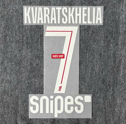 NAMESET KVARATSKHELIA 7 AUTHENTIC PARIS SAINT-GERMAIN SÂN NHÀ 2025/26 LIGUE 1