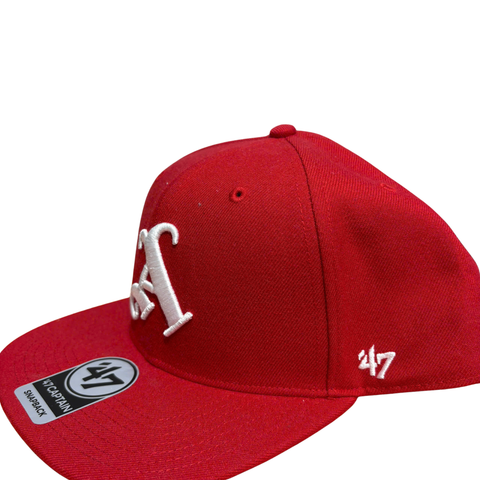 NÓN ARSENAL 47 BURGUNDY SNAPBACK A ĐỎ CHÍNH HÃNG - AAF3868325