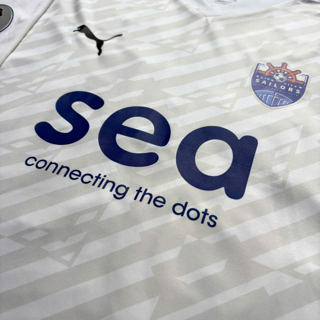 ÁO BÓNG ĐÁ LION CITY SAILORS 2024/25 SÂN NHÀ CHÍNH HÃNG PLAYER + PATCH PREMIER LEAGUE SINGAPORE & ZIVKOVIC #34 - 705371-04