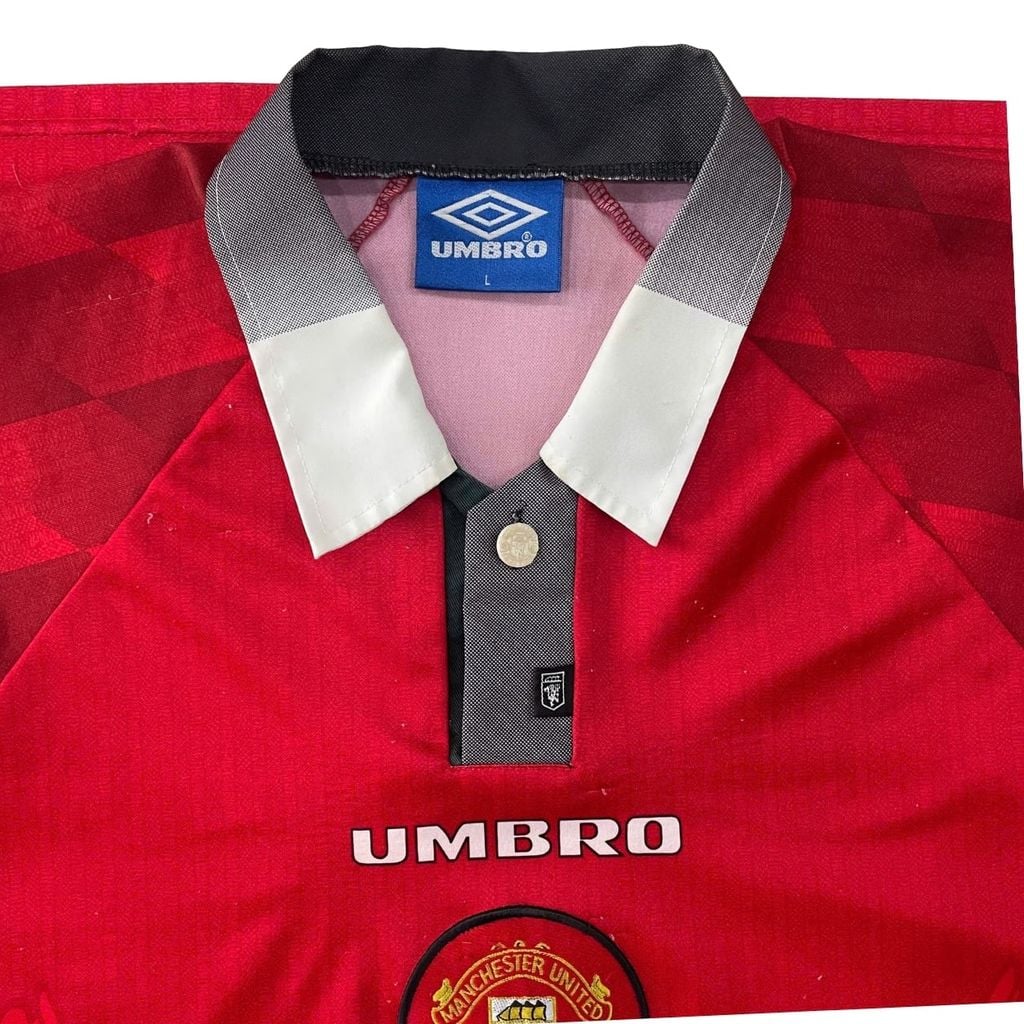 ÁO BÓNG ĐÁ MANCHESTER UNITED SÂN NHÀ 1994-1996 CHÍNH HÃNG (8/10)