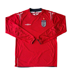 ÁO BÓNG ĐÁ ANH 2001/02 SÂN KHÁCH CHÍNH HÃNG - 01498476