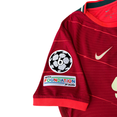 ÁO BÓNG ĐÁ LIVERPOOL 2021/22 SÂN NHÀ CHÍNH HÃNG PLAYER - PATCH UCL + VIRGIL #4 - DB2533-688