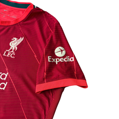 ÁO BÓNG ĐÁ LIVERPOOL 2021/22 SÂN NHÀ CHÍNH HÃNG PLAYER - PATCH UCL + VIRGIL #4 - DB2533-688