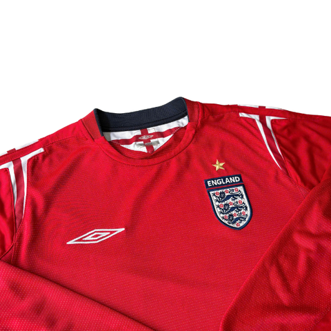 ÁO BÓNG ĐÁ ANH 2001/02 SÂN KHÁCH CHÍNH HÃNG - 01498476