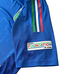 ÁO BÓNG ĐÁ Ý 2024 SÂN NHÀ CHÍNH HÃNG PLAYER + PATCH EURO 2024 IN0658