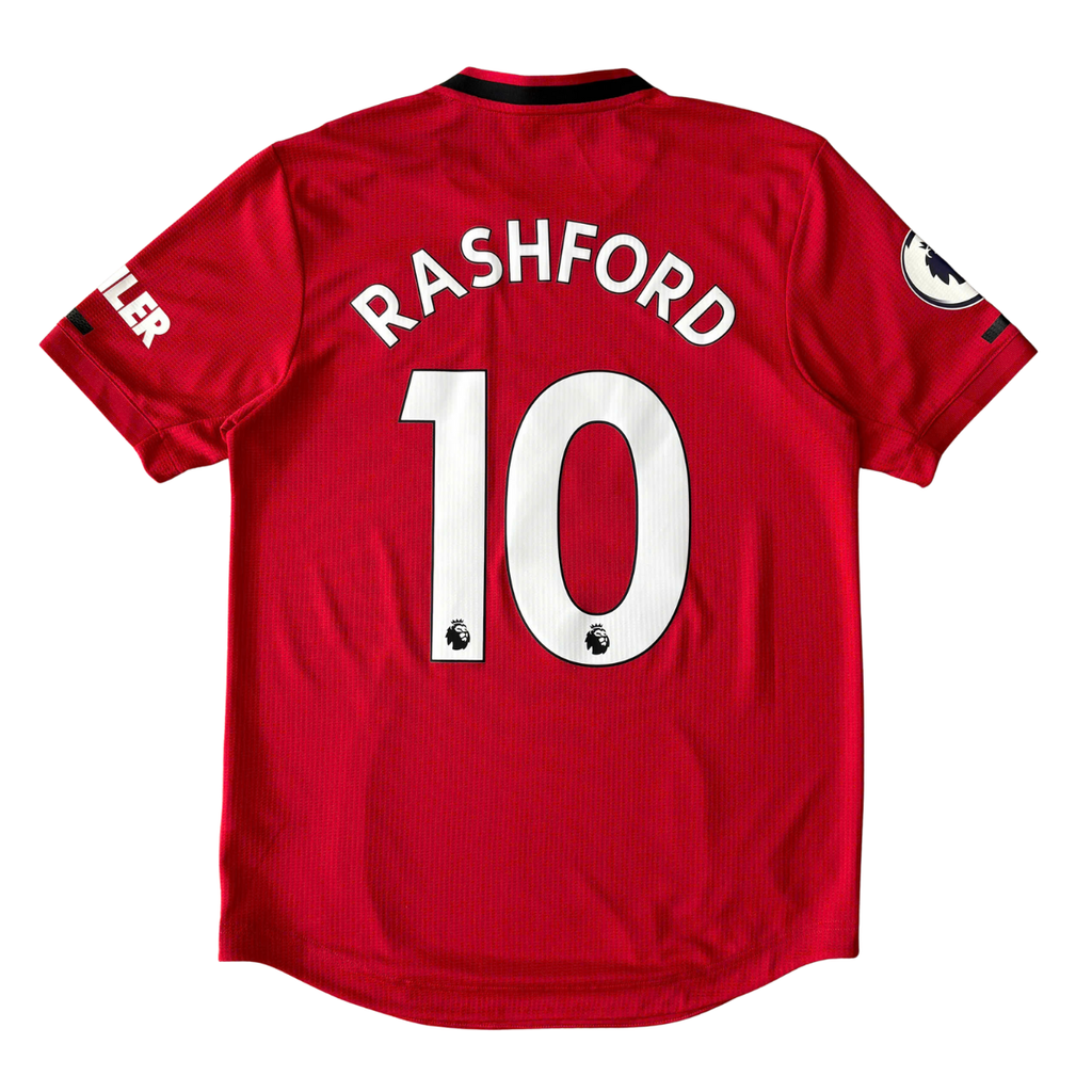 ÁO BÓNG ĐÁ MANCHESTER UNITED 2019/20 SÂN NHÀ CHÍNH HÃNG PLAYER + PATCH NGOẠI HẠNG ANH & RASHFORD #10 ED7387