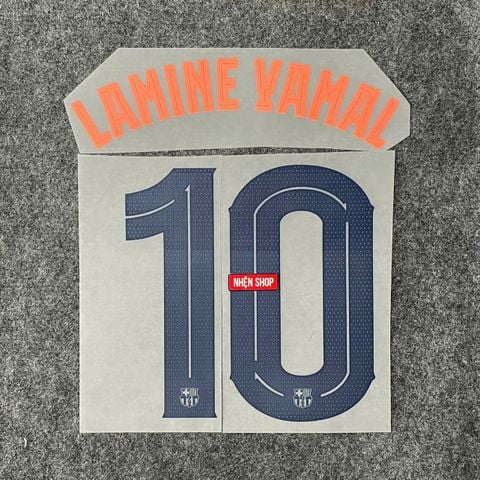 NAMESET LAMINE YAMAL 10 AUTHENTIC BARCELONA SÂN KHÁCH THỨ BA 2025/26 UCL